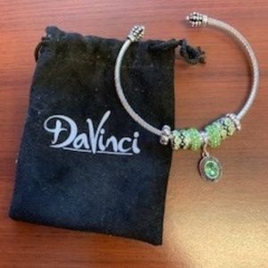 DAVINCI BRACELET WITH PERIDOT CHARMS